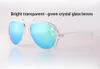 1PCS Lunettes de soleil de qualité supérieure de qualité Men des femmes Cadre de planche de marque de marque UV400 Miroir Verre Lenses rétro Eyewear avec boîte et LA6034731