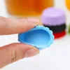 wholesale OEM 3 * 1cm Capsules de bouteille de bière en silicone 6 couleurs Bouchons d'étanchéité Bouchons de vin Couvercles d'assaisonnement Couvre-bouteilles Gadgets de cuisine DHL