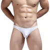 Hommes Sexy Soie Matériel Sous-Vêtements Brave Personne Mémoires Hommes Taille Basse U Convex Poche Brève Sous-Vêtements Hommes Stretch Respirant Mémoires