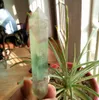 90G Natural Florite Quartz Wand Point Healing Double Arrow Crystal Points DIY Crafts Making Ornament Home Decor Gift
