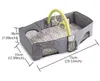 Bärbara Barnsängar Nyfödda Säkra Spjälsängar Vikbar Spädbarn Travel Folding Babys Bed Blappy Mummy Barnvagn Väskor