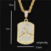 5 stks HIP HOP GOUD Kleur Iced Out Ketting Bling US Dollars Portemonnee Hangers Kettingen Voor Heren Verklaring Sieraden