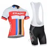 Équipe cyclisme manches courtes jersey shorts ensembles vêtements de vélo maillots de cyclisme hauts + 3D Gel rembourré Shorts D13116013943