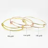 Nieuwe mode uitbreidbare wire bangle armbanden DIY sieraden pick maat kabel wire bangle verstelbare bedelarmband accessoires groothandel