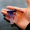 Pistola ad anello colorato Accessori per bong in vetro all'ingrosso, fumo per pipa ad acqua in vetro, spedizione gratuita