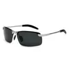 브랜드 남성용 빈티지 사각형 선글라스 편광 UV400 렌즈 안경 액세서리 야외 스포츠 남성 태양 안경 남성용