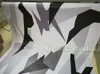 Large Pixed Camo VINYL Wrap Full Car Wrapping Acrtic Black White Grey Camo Foil Stickers with air size 1 52 x 30m Roll 5x98ft2923