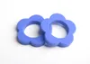 Flower Beads Baby Teether Sunflower Silicone Pendant Chewable Silicone Beads BPA Free DIY Nursing Teething Accessory