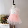 2018 Yeni Bebek Kız Giysileri Kız Dantel Prenses Tutu Elbise Gelinlik elbise Yaz Kız Elbise Çocuklar Parti Giymek Elbise Çocuk Giyim