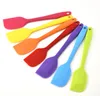 Nouvelle spatule en silicone pour crème/beurre, spatule à gâteau en caoutchouc antiadhésive pour la cuisson, résistante à la chaleur, passe au lave-vaisselle, outils de cuisson SN734