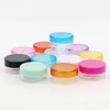 5g 5ml Clear plastic jar, empty cosmetic containers,sample makeup sub-bottling nail powder case LX1134