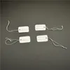 1000pcs vitbokstaggar med elastisk stränghäng taggar etikett för smycken2942808