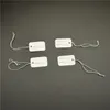 1000pcs white paper Tags with Elastic String Hang Tags label for Jewelry2511710