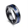 ZMZY Luxury Titanium Stainless Steel Ring for Men Carbon Fiber Dragon Lines Wedding Bands Male Design Jewelry