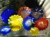 Kunst hängende Platten mit Punktlicht 100% handgeblasene Murano-Lampen für Home Wanddekor