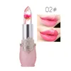 Pop Jelly Crystal Flower Lipstick Langdurige waterdichte kleur veranderende transparante lippenstiften Kwaliteit Mode Lippen Make-up