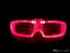 Lunettes de lampe de poche LED Cold Light Eyewear Style Multi-Color Party Prop Part de Noël Décorer Ornement 1 99MW FF6139913