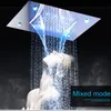 Sistemi doccia a pioggia di lusso Soffione doccia a LED nascosto Rubinetti a cascata per massaggi Getti a spruzzo per il corpo da 4 pollici per set doccia da bagno270e