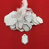 8 styles 100pcs blank Price Tag pricing card Marking Tags Jewelry ring Price Labels handwritten products Display Tags with Hanging String