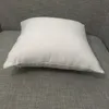 20x20 polegadas de travesseiro de poliéster branco de poliéster branco liso Poliéster Pillow Tampa em branco para sublimação cobertura de almofada poli macia