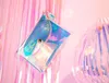 Bentoy mode Lucency femmes argent portefeuille hologramme porte-monnaie pochette Laser courte pochette porte-carte bancaire enveloppe sac