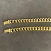 Manersonmen's Hip Hop Cuban Chain Anhänger Halskette 45 cm 50cm liebt Halskette