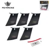 PQY Spoiler WING STABILISATEUR POUR 2004-07 STI SEDAN Avec autocollant PQY ENSEMBLE de 5 PQY-WSS01-5