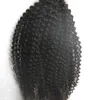 Capelli sfusi ricci sciolti mongoli 100g Capelli sfusi afro crespi 1 Fasci di capelli umani per intrecciare massa senza attaccamento