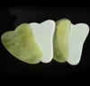 Natural Gua Sha Board Green Jade Stone Guasha Cure Acupuncture Massage Tool Body Face Relaxation Beauty Health Care Tool KD1