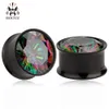 Kubooz en acier inoxydable Crystal Plugs Tunnels Gérothes Gérothes bijoux de bijoux de piercing Extendurs entiers de 8 mm à 16 mm 38687792