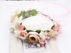 Children Veils Headpiece Flower sea beach headdress flowers Girls garlands photography hair accessories Boho Floral Crown TO515