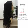 Brazilian Peruvian Malaysian Body Wave Pre Plucked Lace Frontal Wigs with Baby Hair Wet and Wavy Remy Virgin Human Hair Wigs