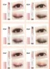 Novo Velvet Double Color Shimmer Eyeshadow Stick Moda Gradiente Sombra Sombra Profissional Olhos Maquiagas Sombras