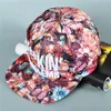 Nuova versione coreana del cappello floreale di alta qualità fiori colorati uomo e donna berretti da baseball hip hop estivo cappello da sole casual Snapback