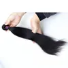 長いストレートな自然見ている髪3ピースの束未処理のブラジル人の人間の髪の髪織り伸びる自然な色10-30より長いインチ