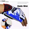 X-TIGER велосипедные перчатки наполовину пальцев велосипедные перчатки противозванные дышащие MTB горные велосипедные перчатки мужчины спортивные велосипедная одежда