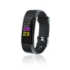 ID115 Plus Smart Bracelet Color Screen Fitness Tracker Tracker полоса сердечного ритма.