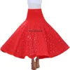 Lång Full Circle Foxtrot Flamenco Ballroom Smooth Standard Fancy Dancing Kjolar Flamenco Ballroom Waltz Foxtrot Dance Dancer Fancy Costume