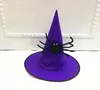 Chapeaux de sorcière araignée étoile mascarade ruban assistant chapeau chapeaux de fête Cosplay Costume accessoires Halloween fête déguisement décor GA382