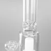 Triple Perc Water Pipe 16 "Oil Rig Glass Bong 18mm Female Joint viene fornito con l'accessorio Glass Bowl