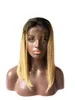 Braziliaanse menselijke maagd haar pruiken natuurlijk recht product rood roze blonde 99j kleur 150% Dannity kanten front