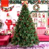 120-400 см Рождественские елки Свадебные принадлежности Искусственное симулятор шифрования Cedar Усиленная новая рождественская декорация дерева для подарки