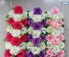 Düğün Çiçek Kemeri Çiçek Köşeleri Court Row Row Çiçek Yapay Güller