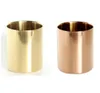 400ml Nordic style brass gold vase Stainless Steel Cylinder Pen Holder for Desk Organizers and Stand Multi Use Pencil Pot Holder Cup contain