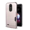 For Motorola MOTO E4 E5 Play ZTE Z max pro 2 Z982 Back Cover Brushed Silicon Card Slot Armor Shockproof PC case Oppbag