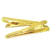 Mode Krawattenklammern Metall Silber Gold Einfache Krawatte Krawattenklammer Clip Klemmnadel für Männer Geschenk