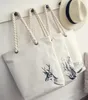 Лето белый холст сумка мода свежий цвет печати Леди девушки сумки Сумка повседневная Bolsa сумки на ремне сумки