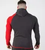 Giacche da corsa da uomo Felpe con cappuccio Felpe con cappuccio sportive Bodybuilding Fitness Giacca da allenamento per uomo Abbigliamento da palestra