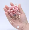 Brooch wholesale bride bridesmaid sister group wrist flower brooch wedding supplies children dance hand flower decoration