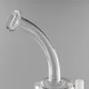 JM Flow Bongs 18" Recycler Water Pipe 18mm male joint Oil Rig Glass Bongs comes with Bowl